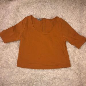 🔥Charlotte Russe bright orange crop top 🔥 SIZE M
